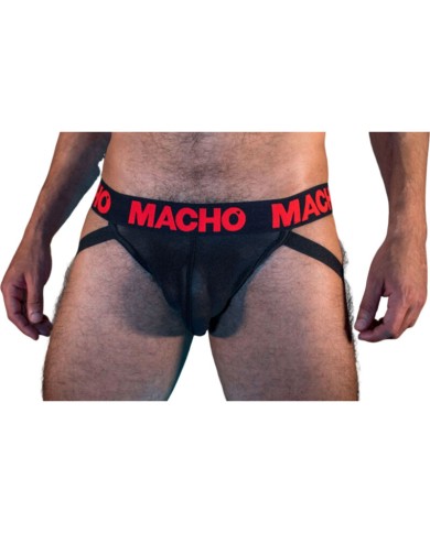 MACHO MX26X2 JOCK NEGRO ROJO XL MACHO MX26X2 JOCK NEGRO ROJO XL