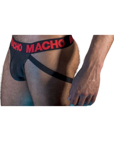 MACHO MX26X2 JOCK NEGRO ROJO XL MACHO MX26X2 JOCK NEGRO ROJO XL