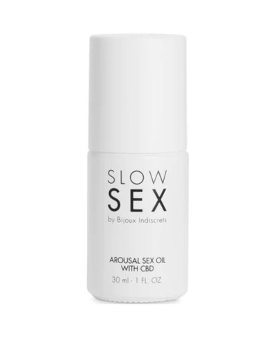 BIJOUX SLOW SEX ACEITE DE MASAJE SEXUAL CON CBD 30 ML
