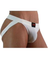 BURN 007 JOCK LYCRA BLANCO S