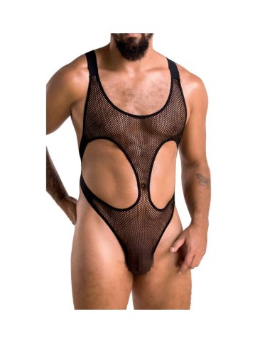 PASSION 040 BODY LEON NEGRO L XL