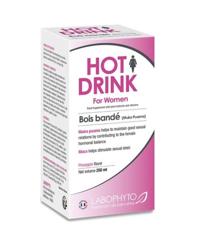 LABOPHYTO HOT DRINK FOR WOMEN COMPLEMENTO ALIMENTICIO ENERGIA SEXUAL 250 ML