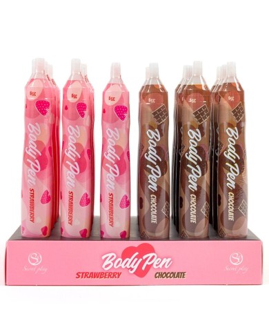 SECRET PLAY EXPOSITOR BODY PEN 24 UNIDADES SECRET PLAY EXPOSITOR BODY PEN 24 UNIDADES