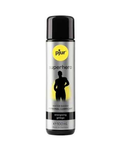 PJUR SUPERHERO LUBRICANTE ENERGIZANTE GINKGO 100 ML PJUR SUPERHERO LUBRICANTE ENERGIZANTE GINKGO 100 ML
