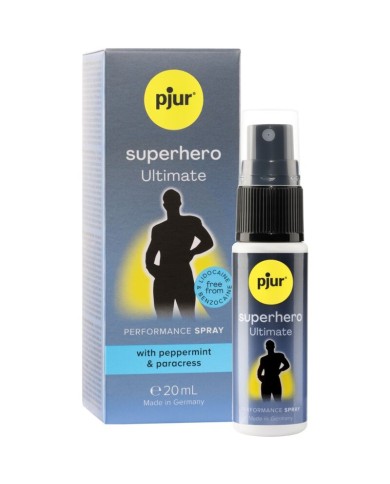 PJUR SUPERHERO ULTIMATE SPRAY RETARDANTE 20 ML PJUR SUPERHERO ULTIMATE SPRAY RETARDANTE 20 ML