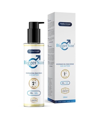 MEDICA GROUP BIGGER SIZE GEL INTIMO PARA HOMBRE 150 ML MEDICA GROUP BIGGER SIZE GEL INTIMO PARA HOMBRE 150 ML