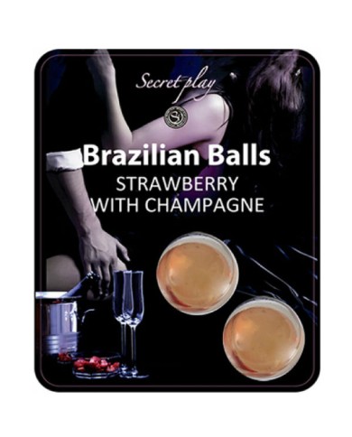 SECRETPLAY SET 2 BRAZILIAN BALLS FRESAS CON CAVA SECRETPLAY SET 2 BRAZILIAN BALLS FRESAS CON CAVA
