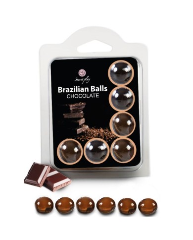SECRETPLAY SET 6 BRAZILIANS BALLS CHOCOLATE SECRETPLAY SET 6 BRAZILIANS BALLS CHOCOLATE