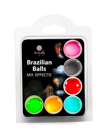 SECRET PLAY SET 6 BRAZILIAN BALLS MIX EFECTOS SECRET PLAY SET 6 BRAZILIAN BALLS MIX EFECTOS