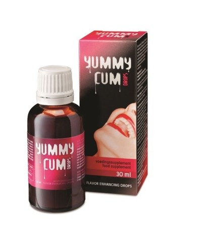 Yummy Cum Drops Complemento Alimenticio en Gotas para Mejorar el Sabor y la Intensidad del Semen Yummy Cum Drops Complemento Alimenticio en Gotas para Mejorar el Sabor y la Intensidad del Semen