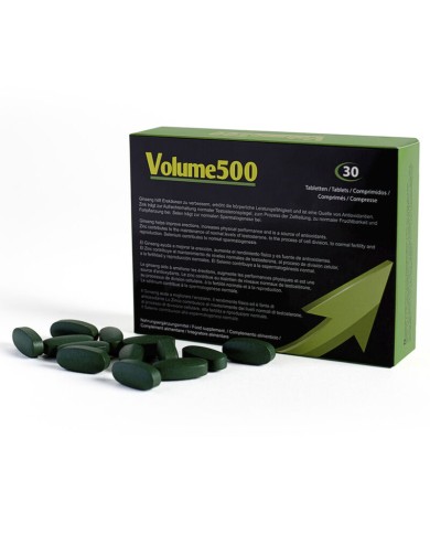 Volume500 Complemento alimenticio para la calidad y cantidad del esperma Volume500 Complemento alimenticio para la calidad y cantidad del esperma