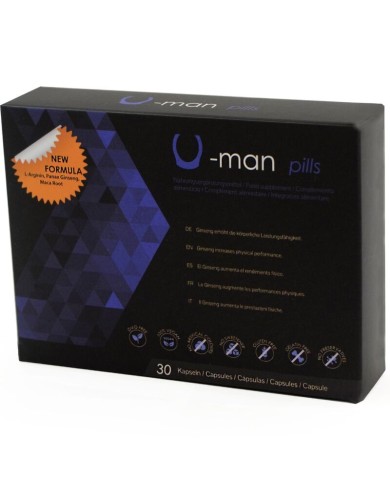 U Man Pills Complemento alimenticio para la virilidad masculina U Man Pills Complemento alimenticio para la virilidad masculina