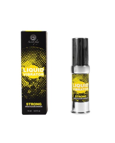 SECRETPLAY VIBRADOR LIQUIDO ESTIMULADOR UNISEX STRONG 15 ML SECRETPLAY VIBRADOR LIQUIDO ESTIMULADOR UNISEX STRONG 15 ML