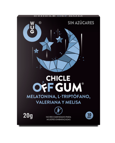 WUG Off Gum El chicle funcional que te ayuda a relajarte y dormir mejor WUG Off Gum El chicle funcional que te ayuda a relajarte y dormir mejor