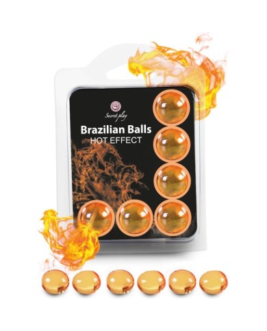 SECRETPLAY SET 6 BRAZILIAN BALLS EFECTO CALOR SECRETPLAY SET 6 BRAZILIAN BALLS EFECTO CALOR