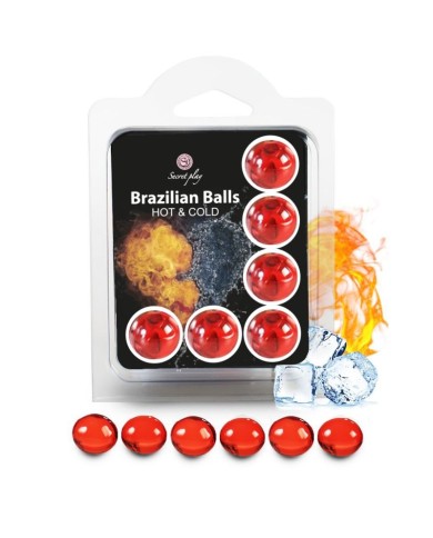SECRETPLAY SET 6 BRAZILIAN BALLS EFECTO FRIO Y CALOR SECRETPLAY SET 6 BRAZILIAN BALLS EFECTO FRIO Y CALOR