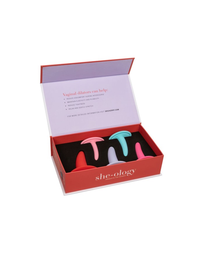 CALEXOTICS KIT 5PC DILATADORES VAGINALES O ANALES MULTICOLOR