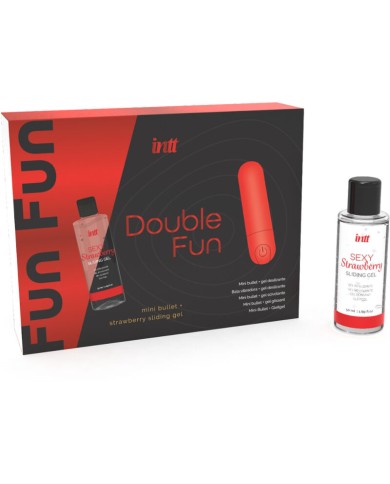 INTT RELEASES DOUBLE FUN KIT CON BALA VIBRADORA Y GEL DE MASAJE FRESA