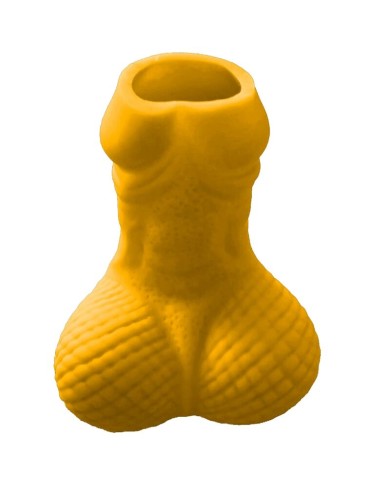 DIABLO PICANTE VASO DE CHUPITO PENE AMARILLO