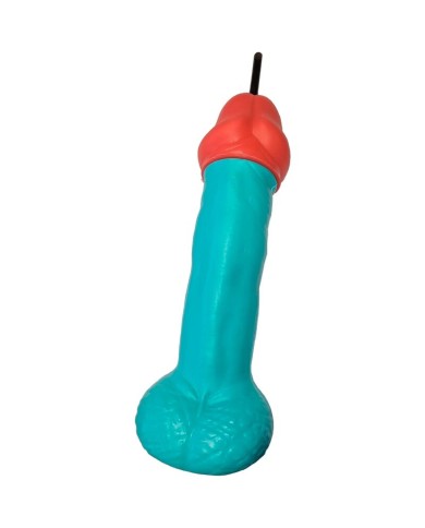 DIABLO PICANTE VASO PENE PLASTICO AZUL