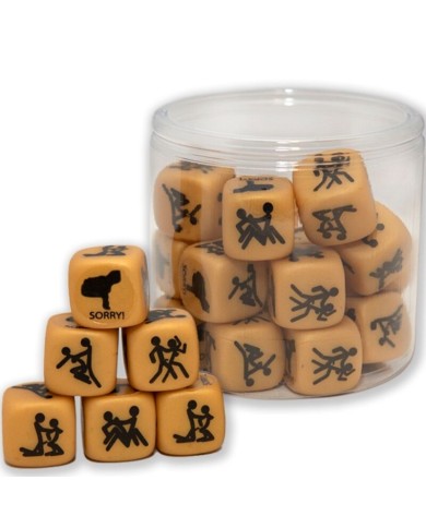 DIABLO PICANTE DADO DEL AMOR POSTURAS DORADO