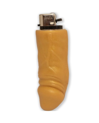 DIABLO PICANTE MECHERO RECARGABLE FORMA PENE DORADO