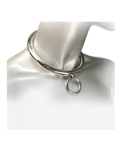 METAL HARD BDSM COLLAR CON ARGOLLA 18CM METAL HARD BDSM COLLAR CON ARGOLLA 18CM