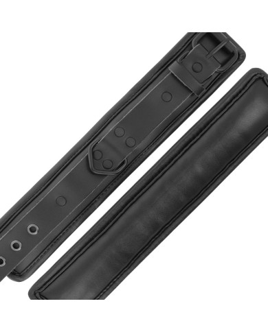 DARKNESS ESPOSAS AJUSTABLES MANOS LEATHER NEGRO DARKNESS ESPOSAS AJUSTABLES MANOS LEATHER NEGRO