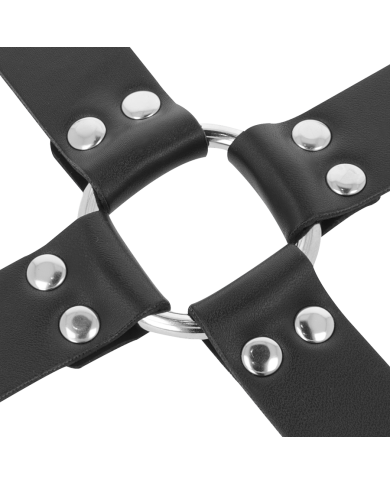 DARKNESS ESPOSAS DE CUERO PARA PIES Y MANOS NEGRO DARKNESS ESPOSAS DE CUERO PARA PIES Y MANOS NEGRO