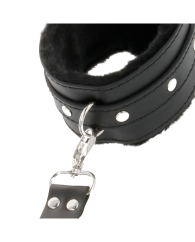 DARKNESS ESPOSAS DE CUERO PARA PIES Y MANOS NEGRO DARKNESS ESPOSAS DE CUERO PARA PIES Y MANOS NEGRO