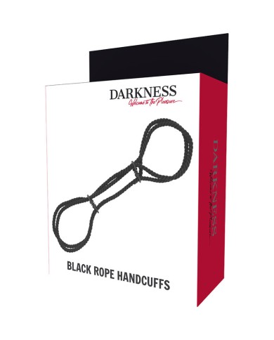 DARKNESS ESPOSAS MANOS O TOBILLOS CUERDA 100 ALGODON DARKNESS ESPOSAS MANOS O TOBILLOS CUERDA 100 ALGODON