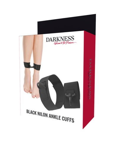 DARKNESS ESPOSAS PARA TOBILLOS NYLON NEGRO DARKNESS ESPOSAS PARA TOBILLOS NYLON NEGRO