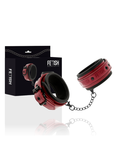 FETISH SUBMISSIVE DARK ROOM ESPOSAS CUERO VEGANO CON FORRO DE NEOPRENO FETISH SUBMISSIVE DARK ROOM ESPOSAS CUERO VEGANO CON FORRO DE NEOPRENO