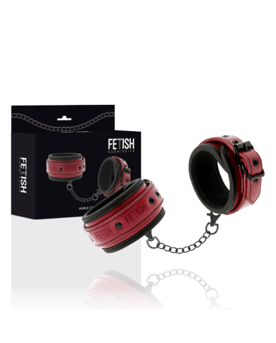 FETISH SUBMISSIVE DARK ROOM ESPOSAS TOBILLOS CUERO VEGANO CON FORRO DE NEOPRENO FETISH SUBMISSIVE DARK ROOM ESPOSAS TOBILLOS CUERO VEGANO CON FORRO DE NEOPRENO