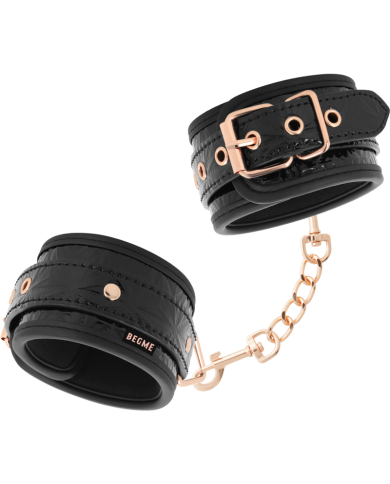 BEGME BLACK EDITION ESPOSAS PARA MANOS CON FORRO DE NEOPRENO BEGME BLACK EDITION ESPOSAS PARA MANOS CON FORRO DE NEOPRENO