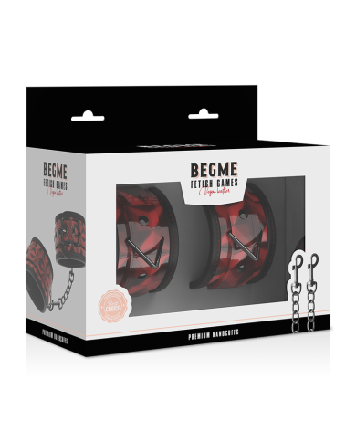 BEGME RED EDITION ESPOSAS PARA MANOS CON FORRO DE NEOPRENO BEGME RED EDITION ESPOSAS PARA MANOS CON FORRO DE NEOPRENO
