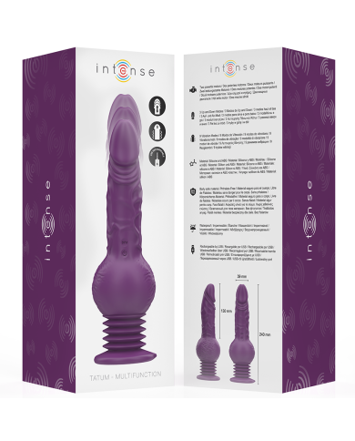 INTENSE TATUM VIBRADOR MULTIFUNCION CON VIBRACION UP AND DOWN 24 CM MORADO INTENSE TATUM VIBRADOR MULTIFUNCION CON VIBRACION UP AND DOWN 24 CM MORADO