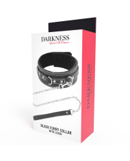 DARKNESS COLLAR LEATHER CON CORREA ALTA CALIDAD