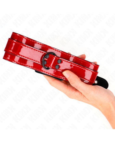 KINK COLLAR AJUSTABLE ROJO VINO 375 495 CM X 5 CM KINK COLLAR AJUSTABLE ROJO VINO 375 495 CM X 5 CM