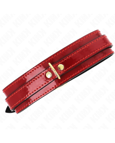 KINK COLLAR AJUSTABLE ROJO VINO DETALLES DORADOS 29 425 CM X 4 CM KINK COLLAR AJUSTABLE ROJO VINO DETALLES DORADOS 29 425 CM X 4 CM
