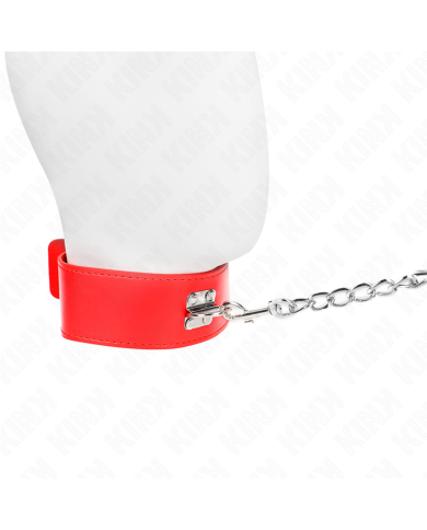 KINK COLLAR CON CORREA 65 CM ANCHO ROJO AJUSTABLE 335 41 CM X 5 CM KINK COLLAR CON CORREA 65 CM ANCHO ROJO AJUSTABLE 335 41 CM X 5 CM