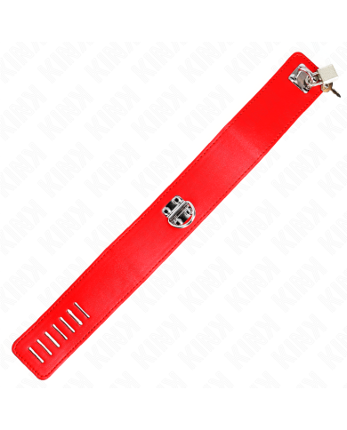 KINK COLLAR CON CORREA 65 CM ANCHO ROJO AJUSTABLE 335 41 CM X 5 CM KINK COLLAR CON CORREA 65 CM ANCHO ROJO AJUSTABLE 335 41 CM X 5 CM