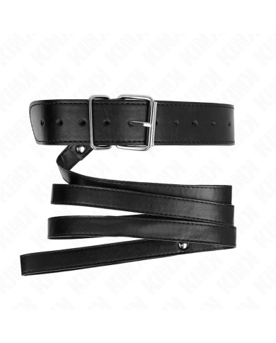 KINK COLLAR CON CORREA 116 CM FINO NEGRO AJUSTABLE 32 50 CM X 8 CM KINK COLLAR CON CORREA 116 CM FINO NEGRO AJUSTABLE 32 50 CM X 8 CM