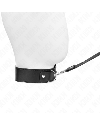 KINK COLLAR CON CORREA 116 CM FINO NEGRO AJUSTABLE 32 50 CM X 8 CM KINK COLLAR CON CORREA 116 CM FINO NEGRO AJUSTABLE 32 50 CM X 8 CM