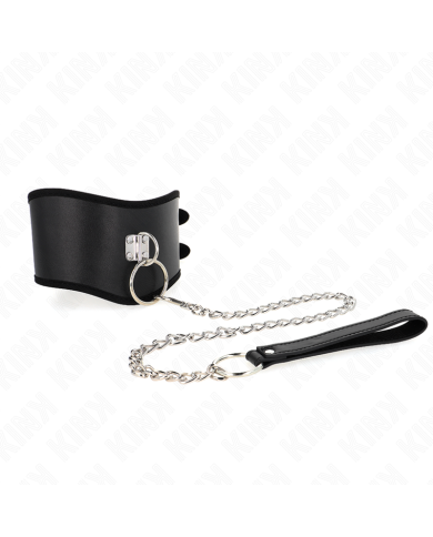KINK COLLAR CON CORREA 65 CM ANCHO NEGRO AJUSTABLE 40 55 CM X 10 CM KINK COLLAR CON CORREA 65 CM ANCHO NEGRO AJUSTABLE 40 55 CM X 10 CM