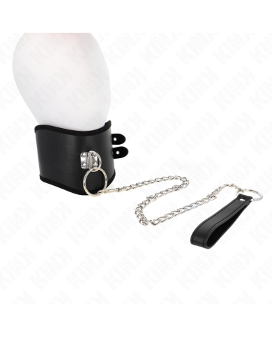 KINK COLLAR CON CORREA 65 CM ANCHO NEGRO AJUSTABLE 40 55 CM X 10 CM KINK COLLAR CON CORREA 65 CM ANCHO NEGRO AJUSTABLE 40 55 CM X 10 CM