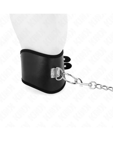 KINK COLLAR CON CORREA 65 CM ANCHO NEGRO AJUSTABLE 40 55 CM X 10 CM KINK COLLAR CON CORREA 65 CM ANCHO NEGRO AJUSTABLE 40 55 CM X 10 CM