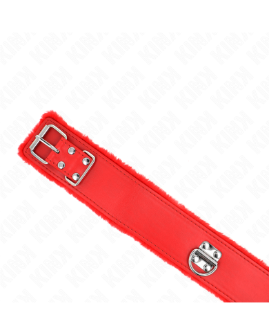 KINK COLLAR CON CORREA 116 CM CON TACHUELAS PLATEADAS MODELO 4 ROJO AJUSTABLE 40 48 CM X 6 CM KINK COLLAR CON CORREA 116 CM CON TACHUELAS PLATEADAS MODELO 4 ROJO AJUSTABLE 40 48 CM X 6 CM