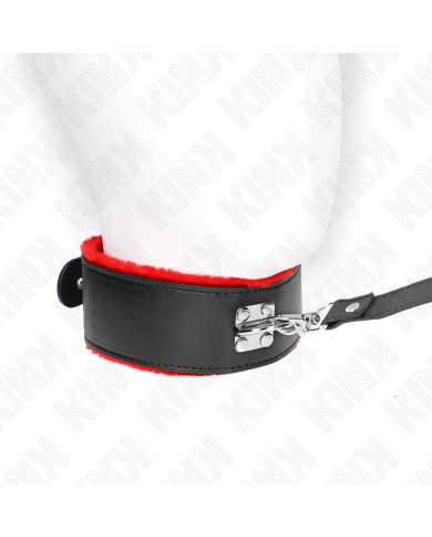 KINK COLLAR CON CORREA 116 CM DE PIEL ROJO AJUSTABLE 40 48 CM X 6 CM KINK COLLAR CON CORREA 116 CM DE PIEL ROJO AJUSTABLE 40 48 CM X 6 CM