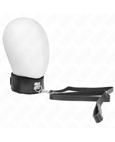 KINK COLLAR CON CORREA 116 CM DE PIEL NEGRO AJUSTABLE 40 48 CM X 6 CM KINK COLLAR CON CORREA 116 CM DE PIEL NEGRO AJUSTABLE 40 48 CM X 6 CM